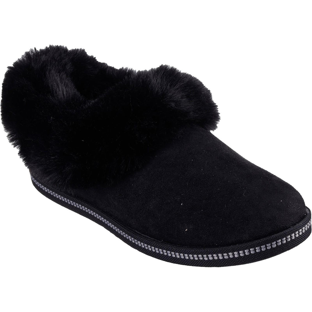 Women's Wide Fit Skechers 169012 Cozy Campfire Winter Nights Slippers in Black - Image 3