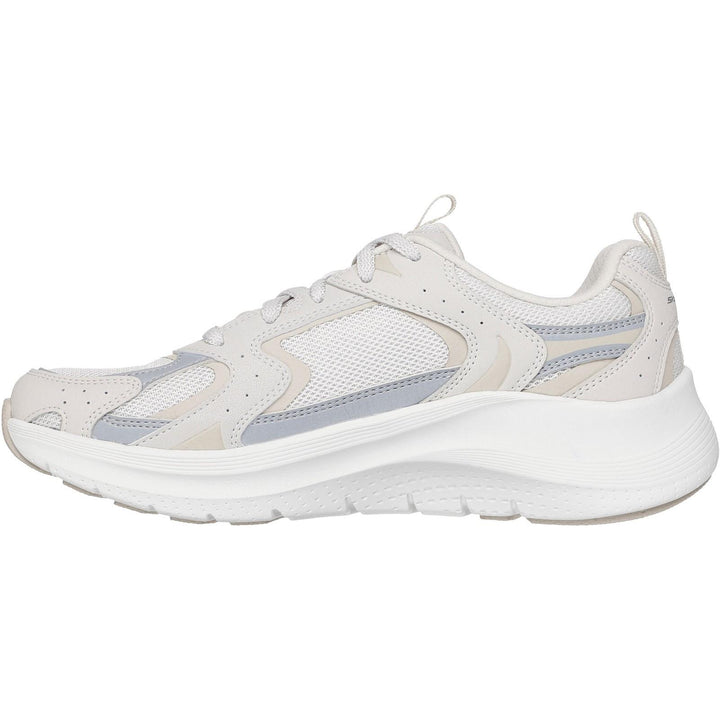 Women's Wide Fit Skechers 150332 Arch Fit 2.0 Vintage Luxe Trainers in Black/Rose Gold - Image 1