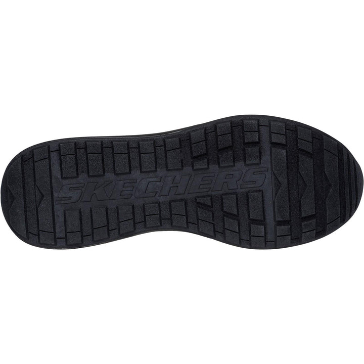 Men's Wide Fit Skechers 205236 Waterproof Netson Trainers in Black - Image 6