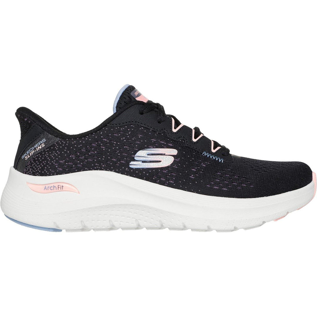 Women's Wide Fit Skechers 150333 Slip-ins Arch Fit 2.0 Fresh Space Trainers