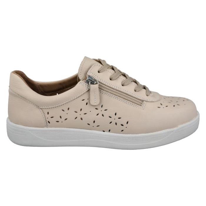 Women's Wide Fit DB Kaunas Shoes in Navy Leather - Image 1