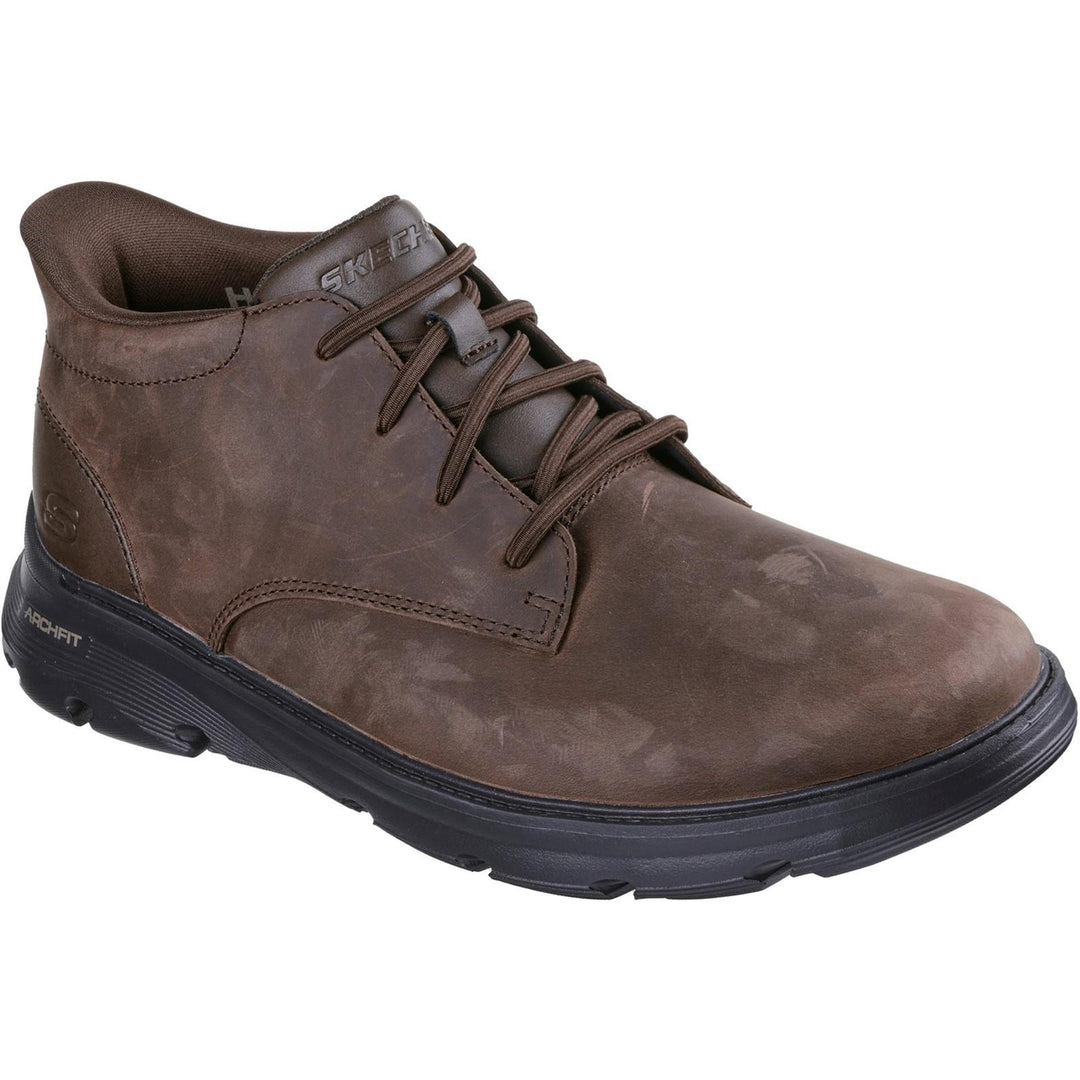 Men's Relaxed Fit Skechers 205514 Slip-ins Arch Fit Garza Ridley Boots in Black - Image 8