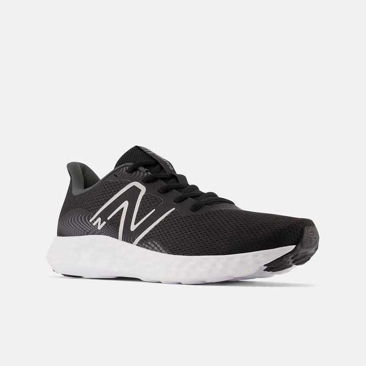 Men's Wide Fit New Balance M411LB3 Running Trainers - Black/White | New ...