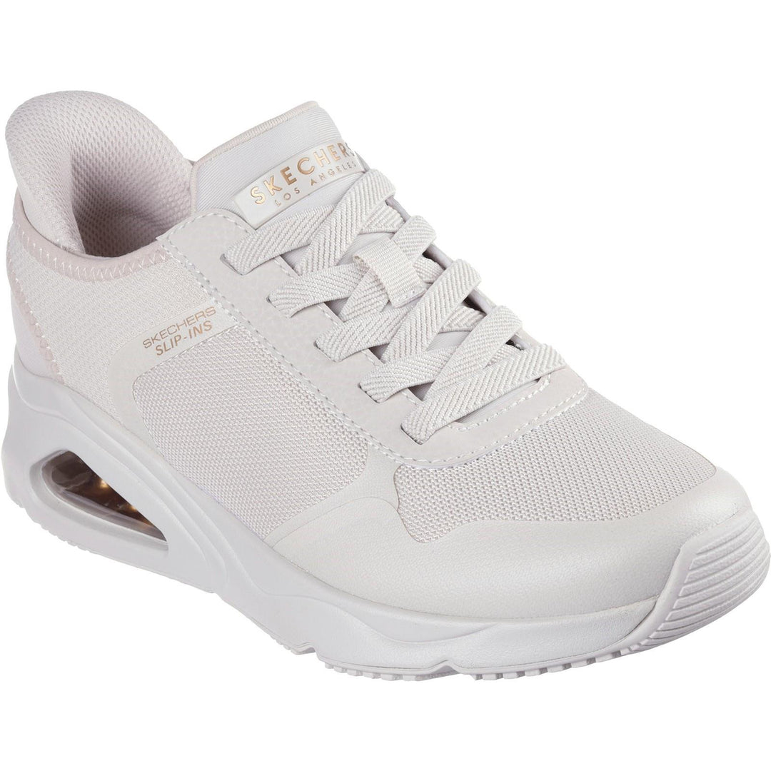 Women's Wide Fit Skechers 177116 Slip-ins Tres Air Uno Easy Steppers Trainers in Navy - Image 9