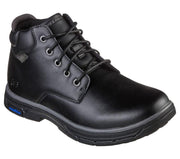 Men's Wide Fit Skechers 204394 Segment 2.0 Brogden Boots - Black
