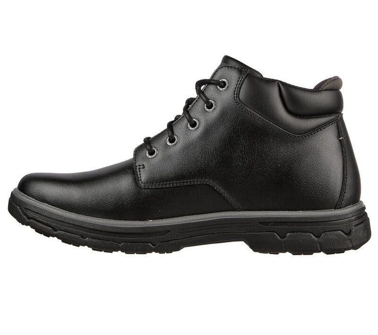 Skechers 204394 Black Extra Wide Brogden Boots-3