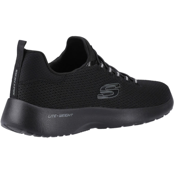 Men's Wide Fit Skechers 58360 Dynamight Trainers in Black - Image 1