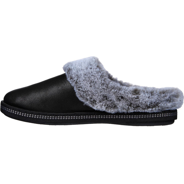 Women's Wide Fit Skechers 167625 Cozy Campfire Lovely Life Slippers