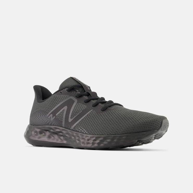 Women's Wide Fit New Balance M411LK3 Walking and Running Trainers - Black