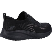 Women's Wide Fit Skechers 117207 Bobs Squad Chaos Renegade Trainers - Black