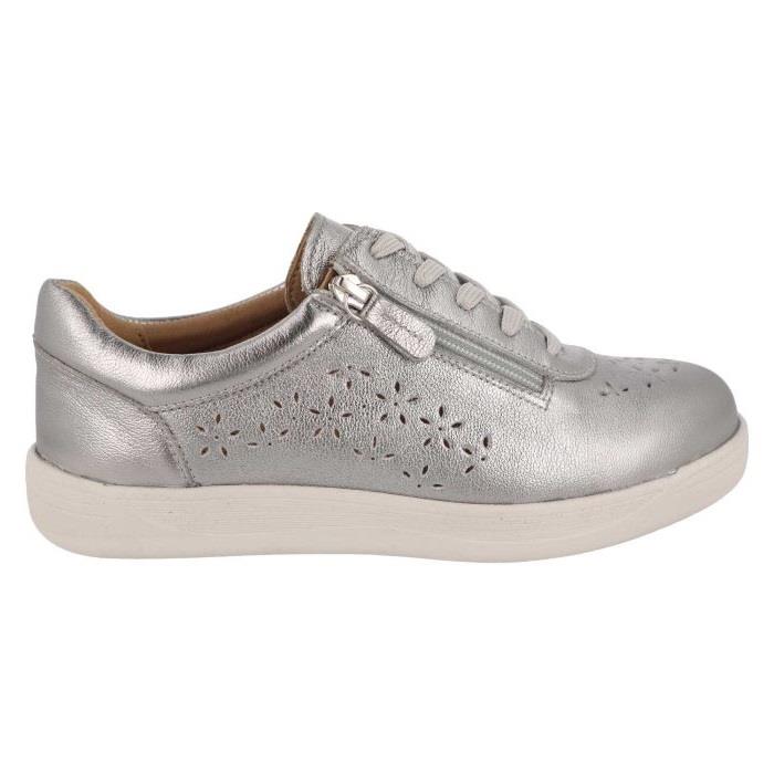Women's Wide Fit DB Kaunas Shoes in Navy Leather - Image 1