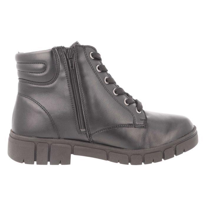Women's Wide Fit DB Alice Ankle Boots in Black Synthetic - Image 3