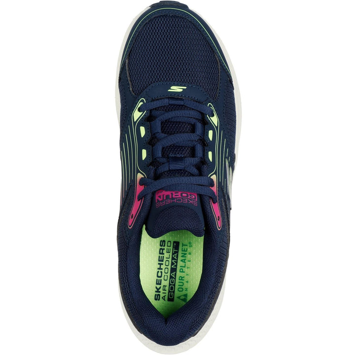 Women's Wide Fit Skechers 128606 Go Run Consistent 2.0 Advantage Trainers in Navy/Multi - Image 1