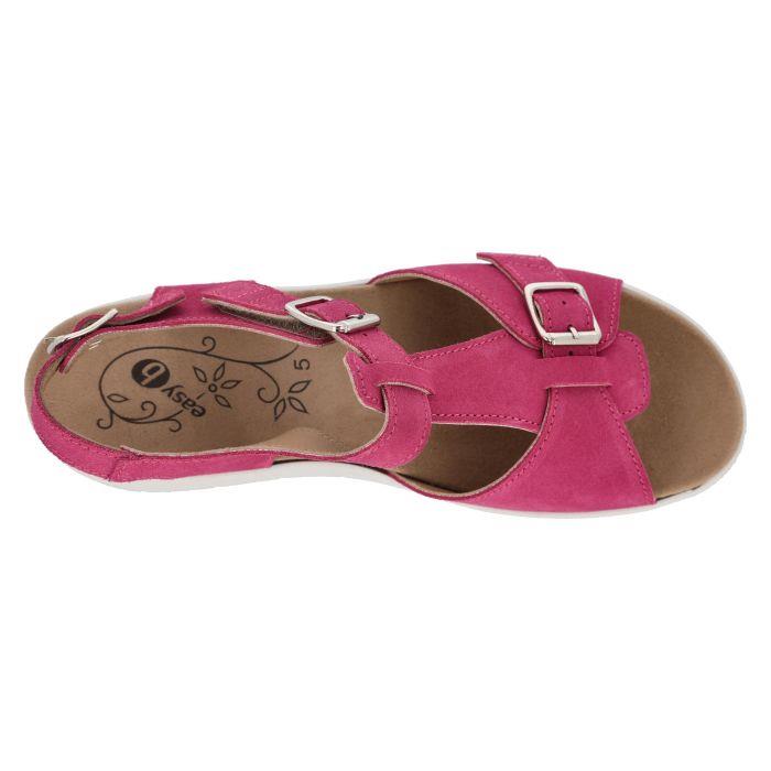 Women's Wide Fit DB Francesca Sandals in Blue Nubuck - Image 11