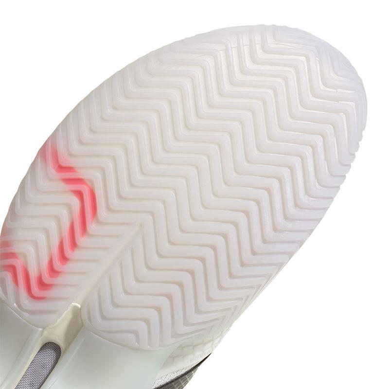 Men's Wide Fit Adidas Barricade 14 WIDE JQ7107 Tennis Trainers in Cloud White - Image 8