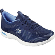 Skechers 104390 Wide Arch Fit Refine Classy Doll Trainers Navy-2