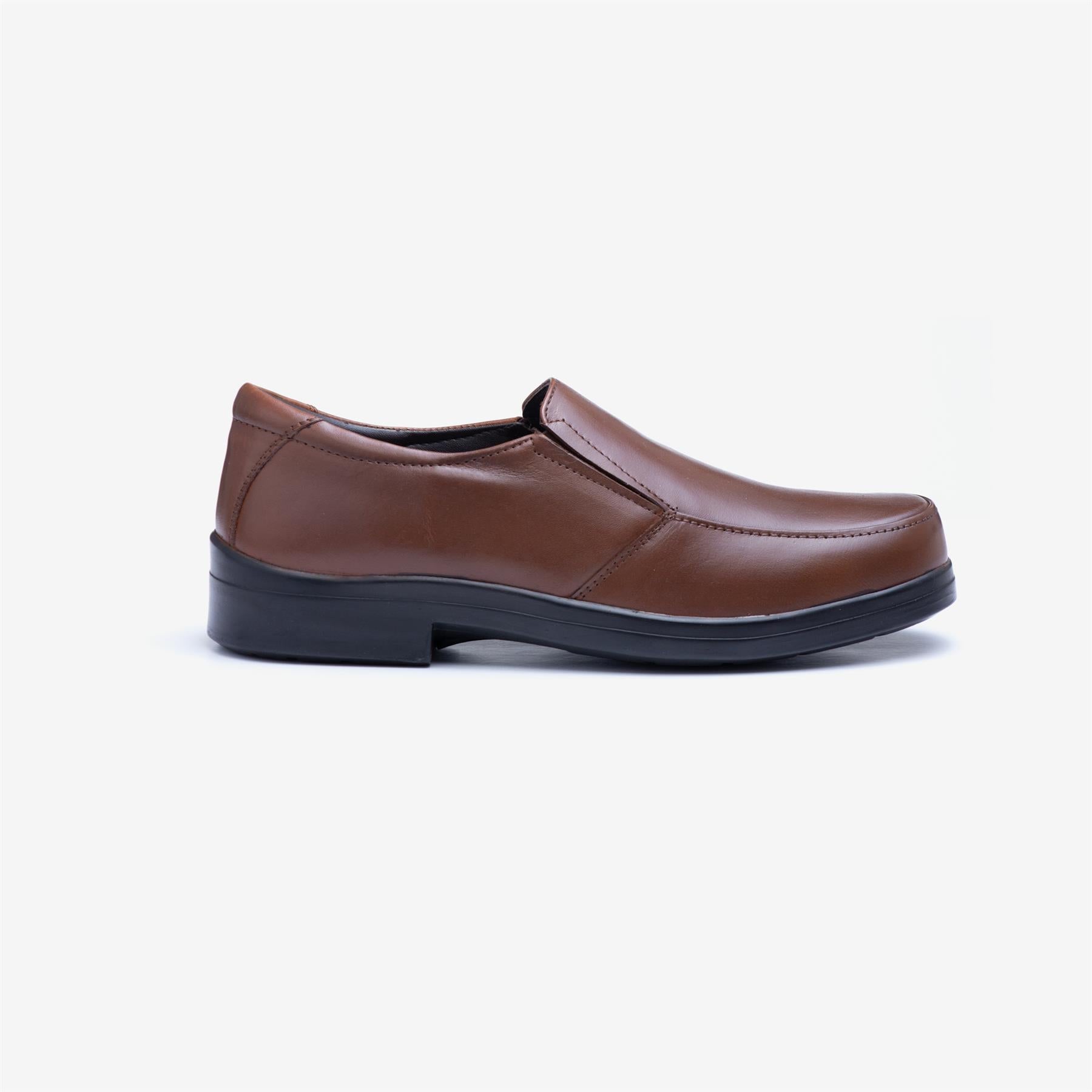 Mens Wide Fit Tredd Well Camelot Slip On Shoes Tan Tredd Well Wide Fit Shoes Wide Fit Shoes UK