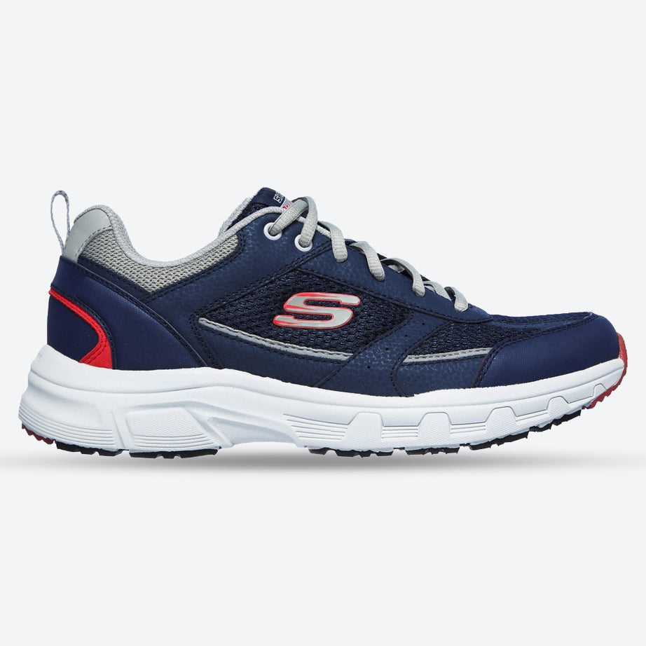 Men's Relaxed Fit Skechers 51898 Oak Canyon Verketta Trainers in Black - Image 6