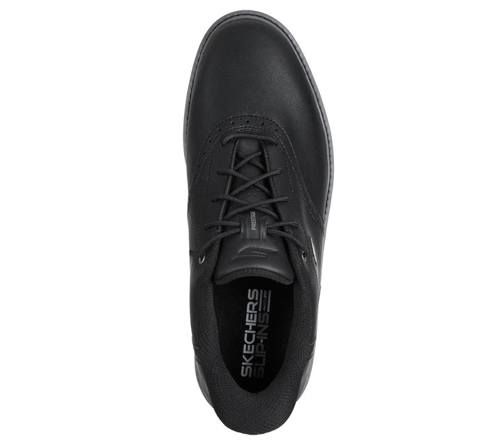 Men's Wide Fit Skechers Slip-ins 214125 Prestige Go Golf Waterproof Trainers in Black - Image 1