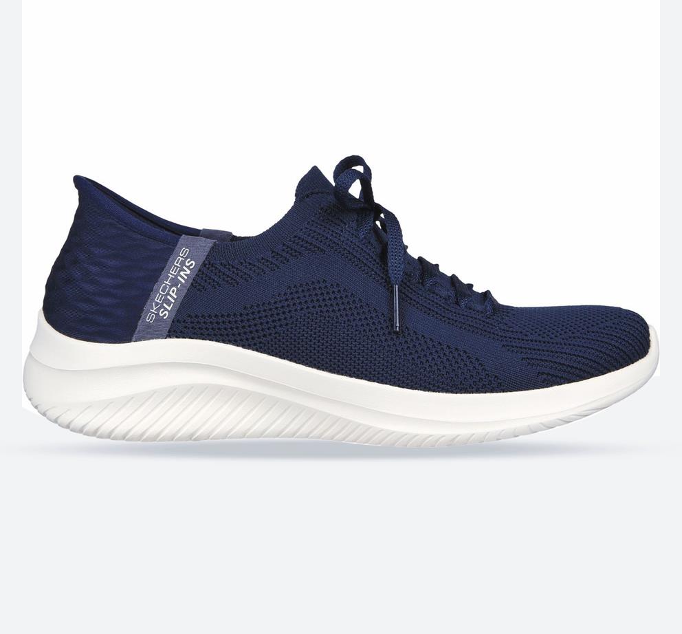 Skechers 149710 Wide Slip-ins Ultra Flex 3.0 Brilliant Path Trainers Navy-main
