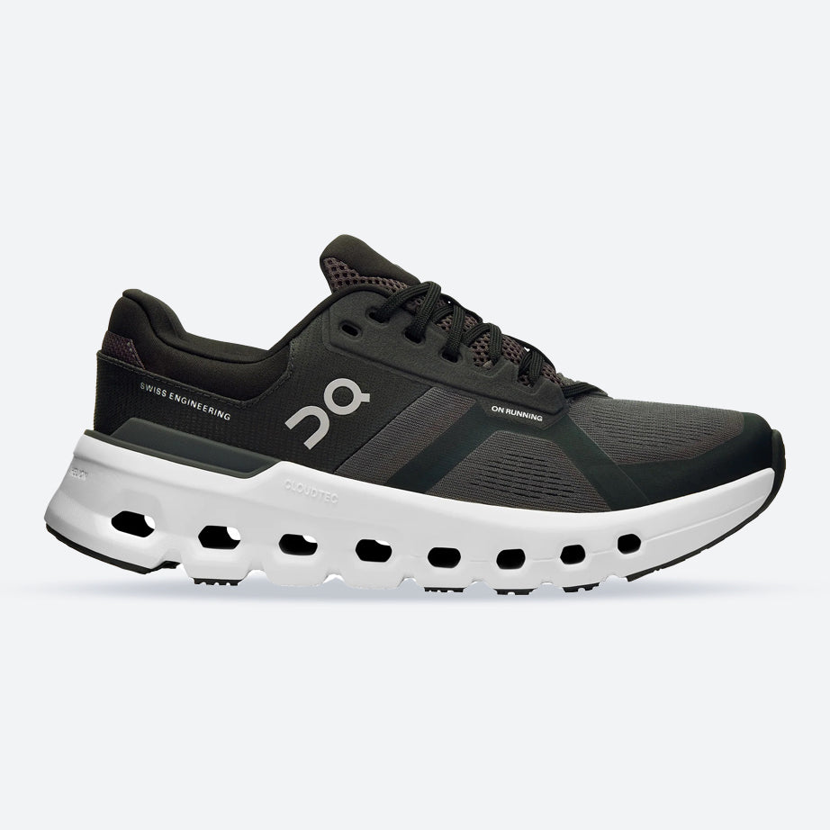 Women's Wide Fit On Cloudrunner 2 Training Shoes - Eclipse/Black