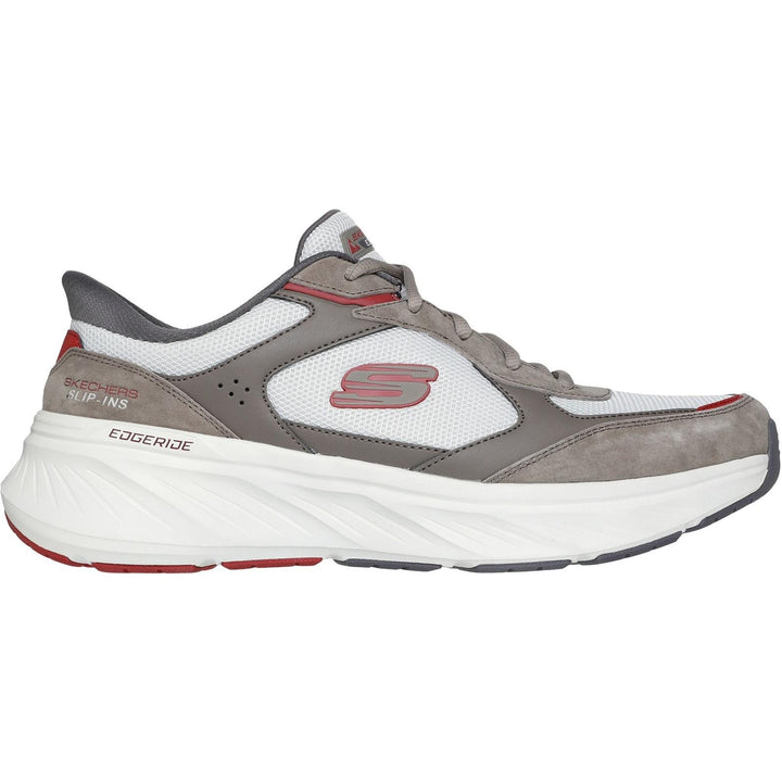 Mens Relaxed Fit Skechers 232947 Slip-ins Edgeride Erlon Trainers in Brown/Multi - Image 1