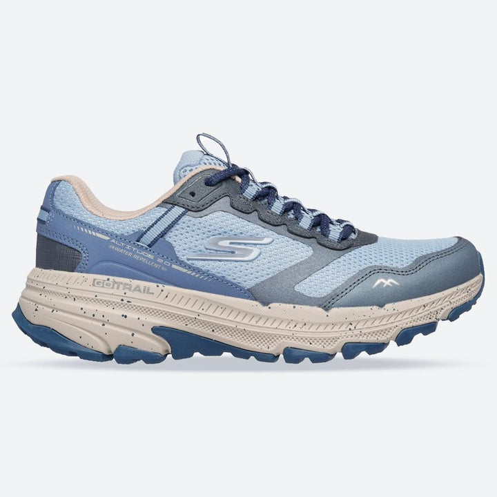 Women's Wide Fit Skechers 129525 Go Run Trail Altitude 2.0 Ravine Trainers in Slate - Image 1