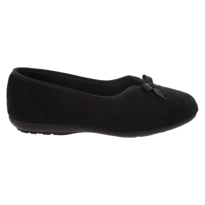 Women's Wide Fit DB Kayleigh Slippers in Mauve Velour - Image 2