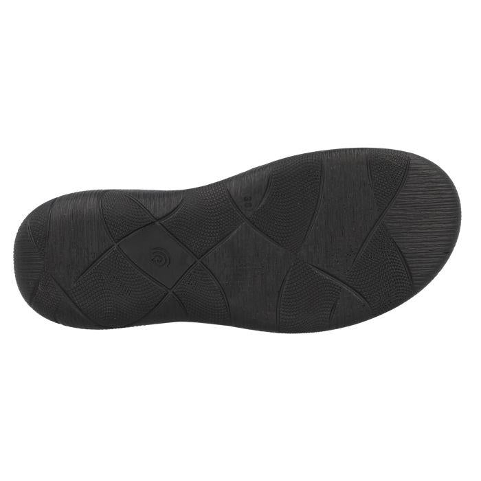 Women's Wide Fit DB Mallow Sandals in Navy Leather - Image 1