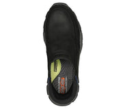 Men's Wide Relaxed Fit Skechers 204810 Slip-ins Rf Respected Elgin Trainers - Black