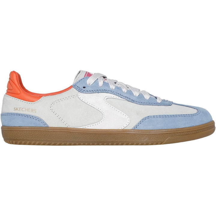 Women's Wide Fit Skechers 185234 Hotshot For The Win Trainers in Light Blue/Multi - Image 1