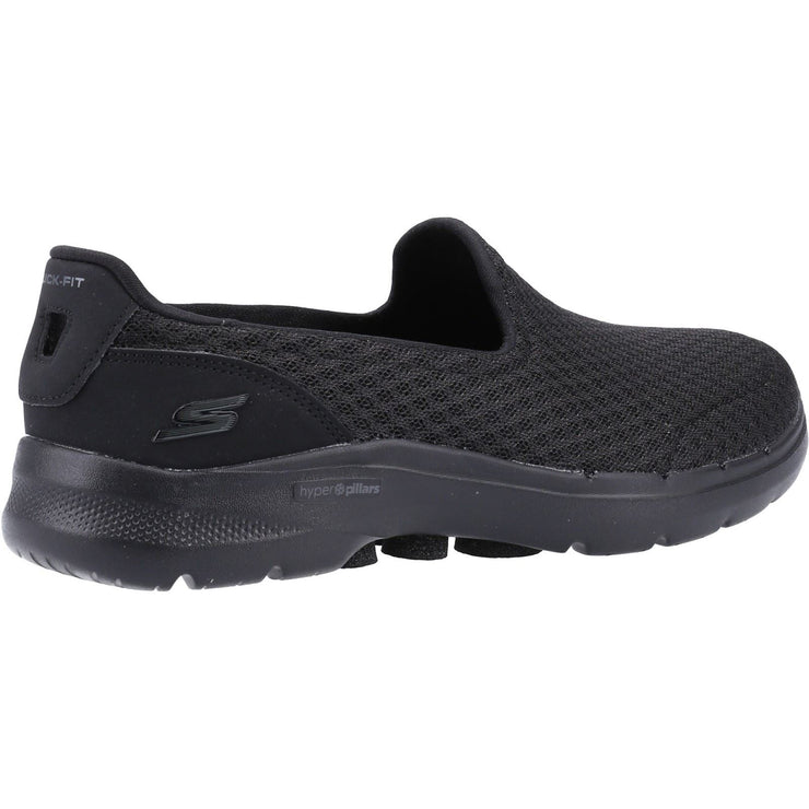 Skechers 124508 Wide Go Walk 6 - Big Splash Shoes Black Trainers-3