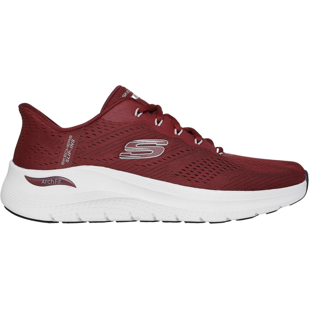 Men's Wide Fit Skechers 232712 Slip-ins Arch Fit 2.0 Lestur Trainers in Black - Image 9