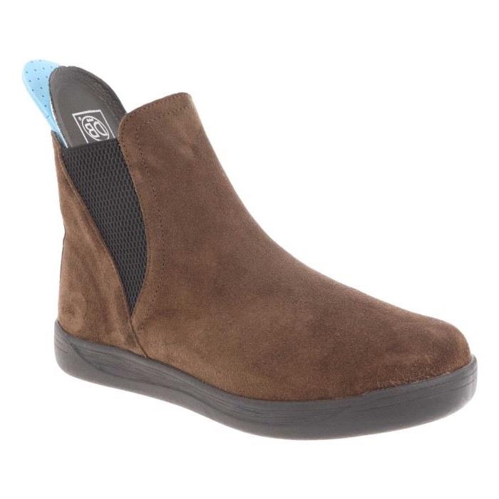 Women's Wide Fit DB Caitlin Boots in Brown Suede - Image 1
