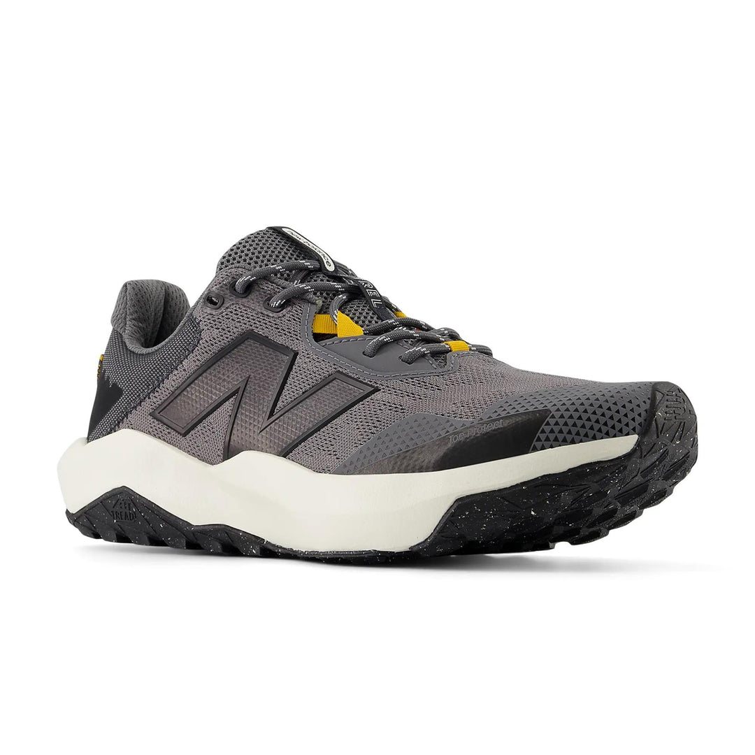 Men's Wide Fit New Balance MTNTRCD6 Dynasoft Nitrel V6 Trail Walking/Running Trainers in Black - Image 4