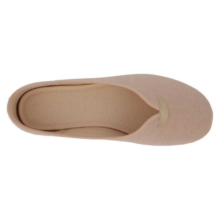 Women's Wide Fit DB Isobelle Canvas Shoes in Beige Canvas - Image 10