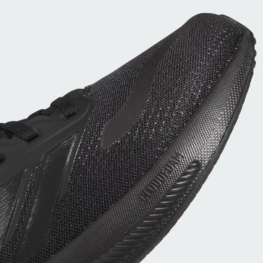 Men's Wide Fit Adidas Runfalcon 5 JH5184 Walking/Running Trainers in Black/Black - Image 6