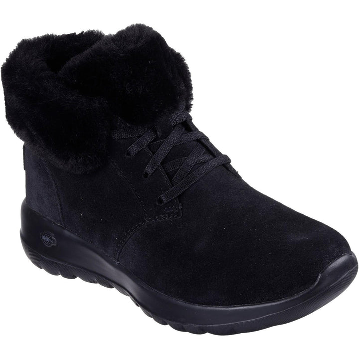 Women's Wide Fit Skechers 144334 On The Go Joy Boots in Black - Image 1