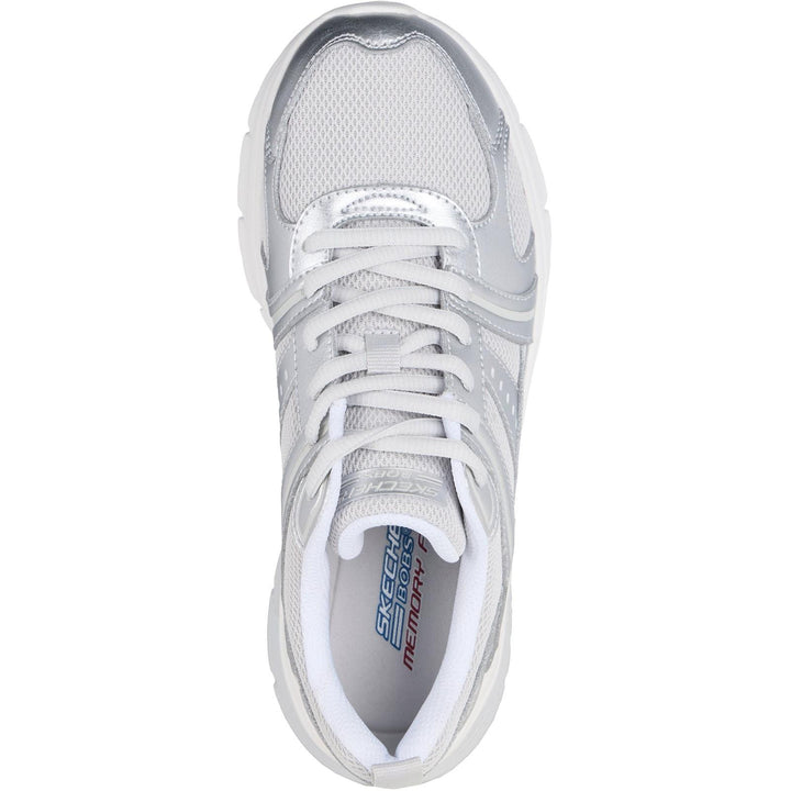 Women's Wide Fit Skechers 117770 Bobs Vamos Trainers in Gold - Image 1