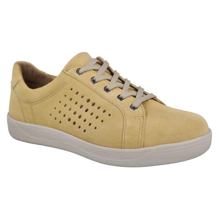 Women's Wide Fit DB Aleen Shoes in Sky Blue Suede - Image 8