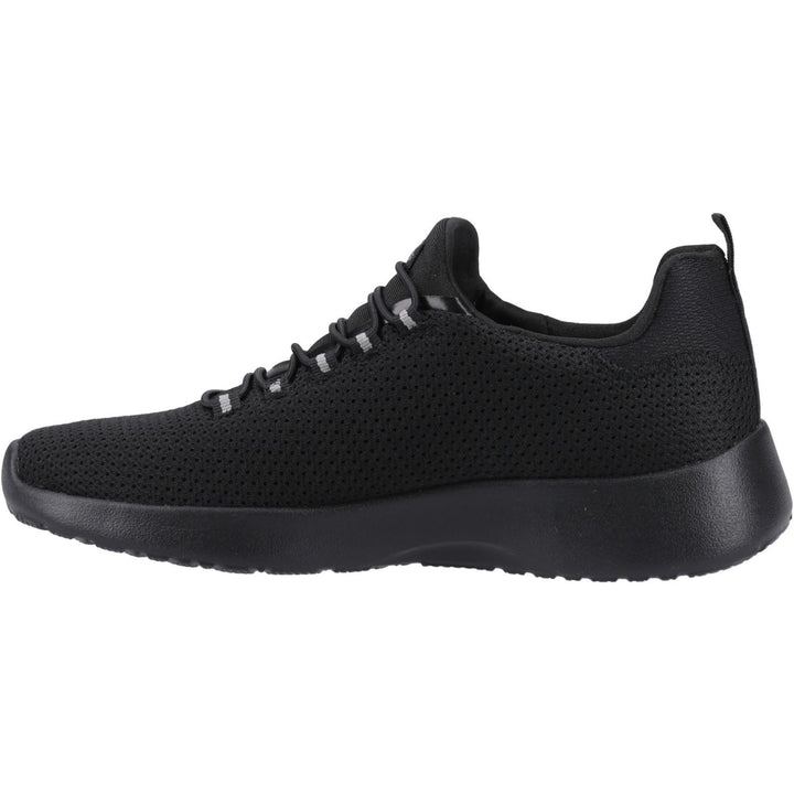 Men's Wide Fit Skechers 58360 Dynamight Trainers in Black - Image 1
