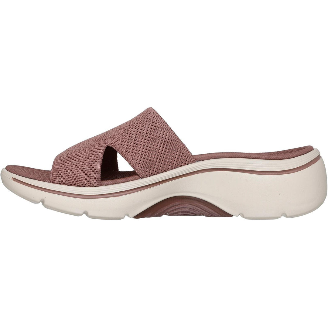 Women's Wide Fit Skechers 140865 Dakota Go Walk Arch Fit 2.0 Sandals in Brown - Image 4