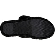 Women's Wide Fit Skechers 167238 Cozy Wedge Slippers