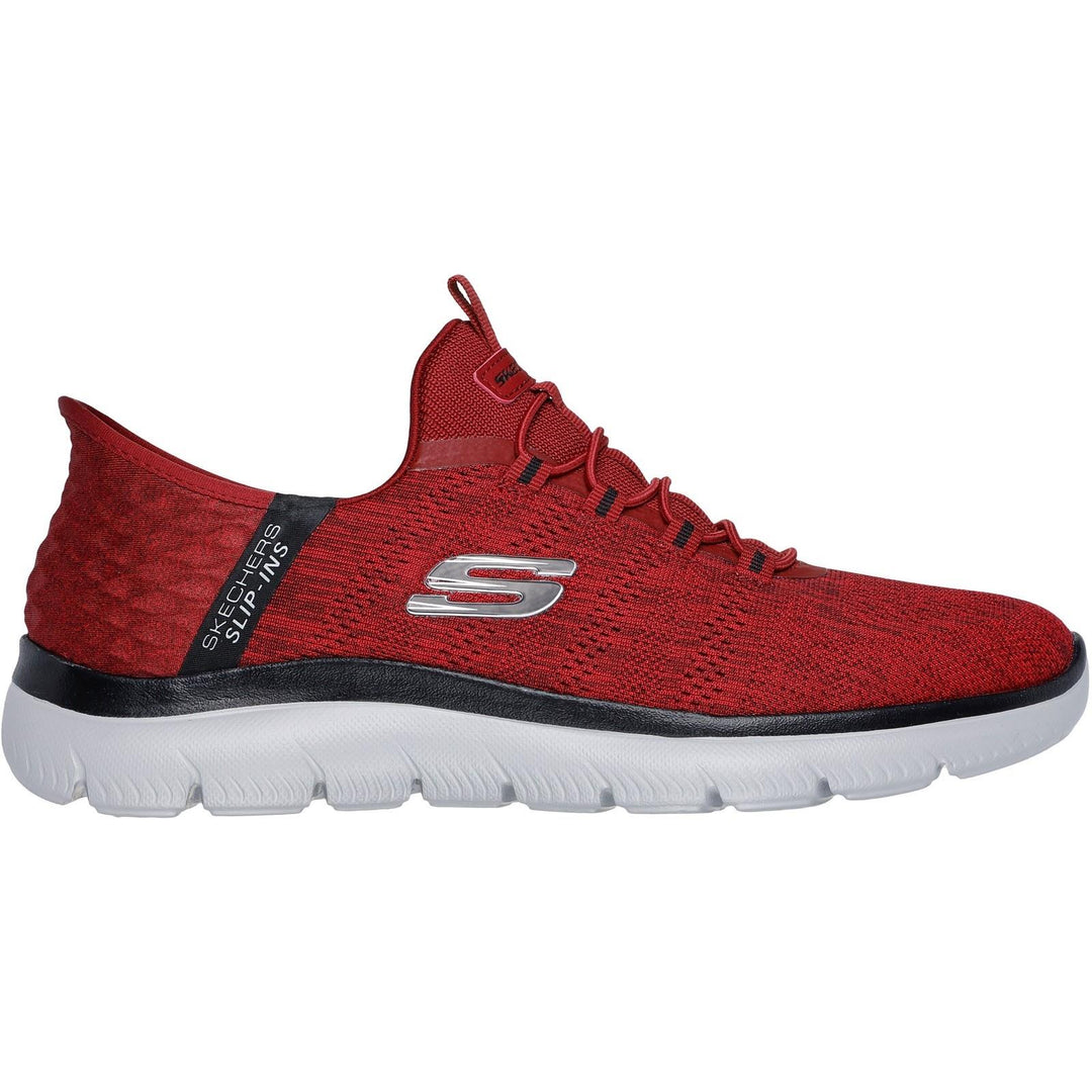 Men's Wide Fit Skechers 232469 Slip-ins Summits Key Pace Trainers in Black - Image 9