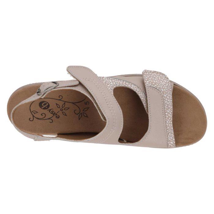 Women's Wide Fit DB Comfrey Sandals in Sky Blue Leather - Image 10
