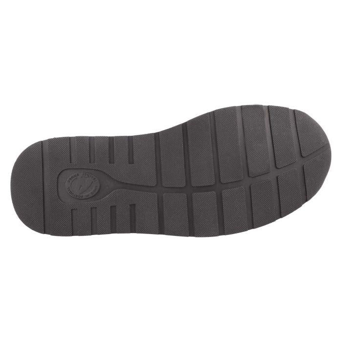 Men's Wide Fit DB Edmund Trainers in Black / Grey Suede - Image 1
