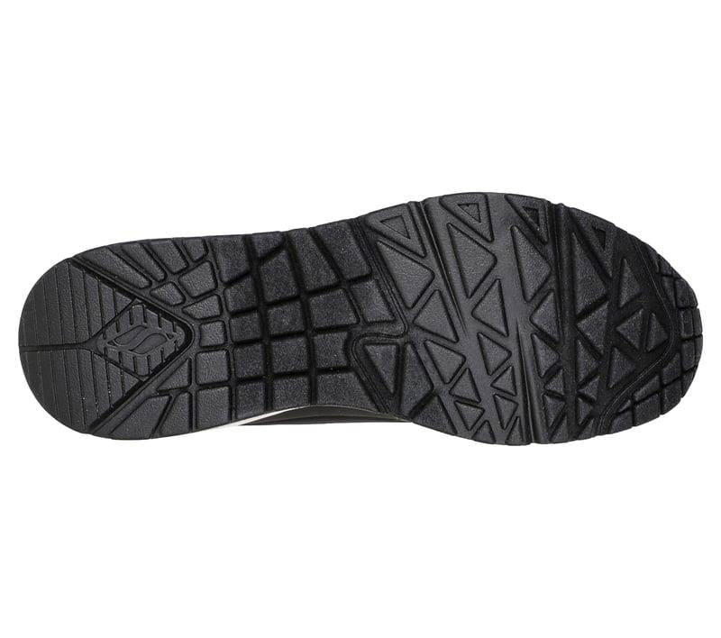 Women's Wide Fit Skechers Uno 155196 Shimmer Away Trainers