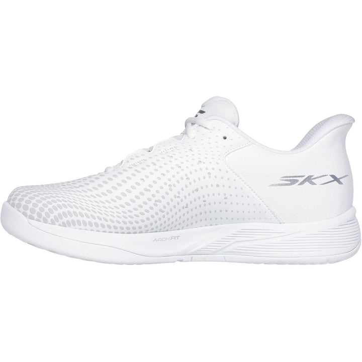 Men's Relaxed Fit Skechers Slip-Ins 172101 Viper Court Reload Trainers in White - Image 1