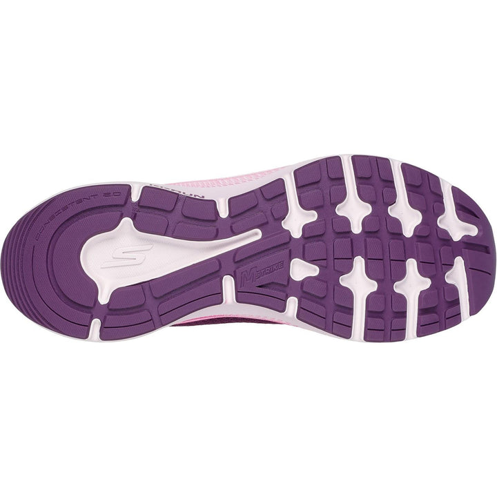 Women's Wide Fit Skechers 128621 Go Run Consistent 2.0 Fast Pace Trainers in Plum - Image 1