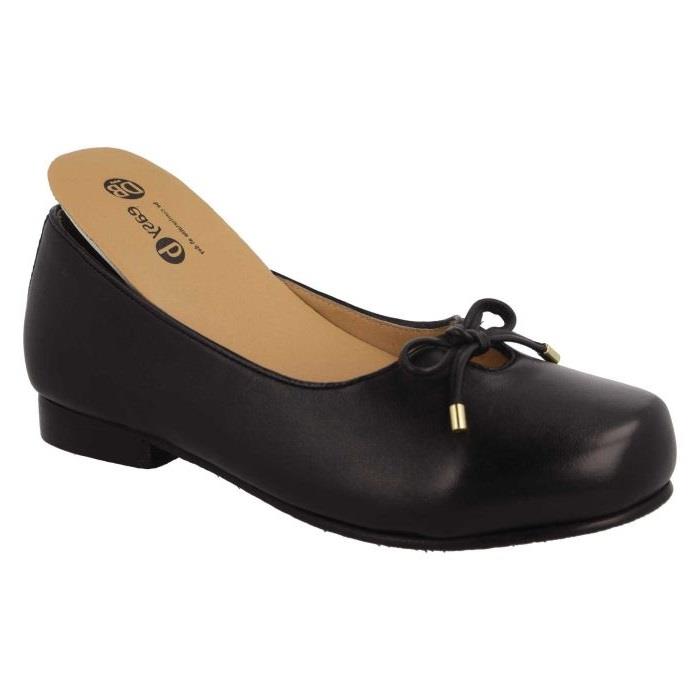 Women's Wide Fit DB Magnolia Loafers in Black Leather - Image 5